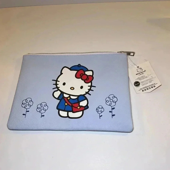HELLO KITTY PENCIL POUCH! OR POUCH FOR ANYTHING! Cute SCHOOL STUDENT NWT BAG - Picture 5 of 5